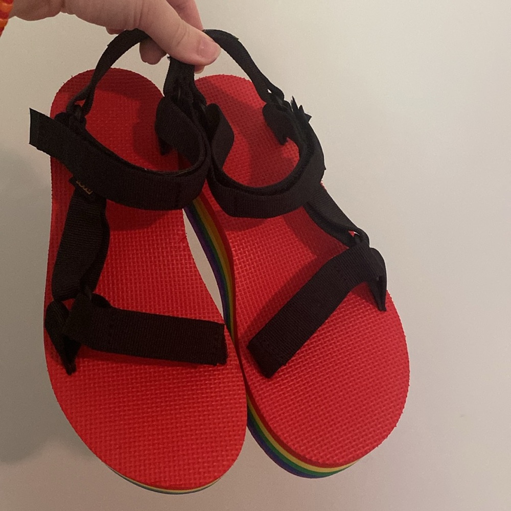 Rainbow platform Tevas 🌈 - Picture 6 of 7